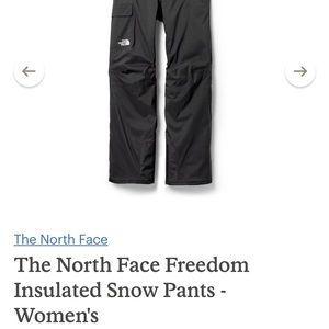 Brand New The North Face Freedom Insulated Snow Pants - Women's